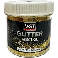 Сухие блёстки VGT PET GLITTER (золото) 0,05 кг 11607574