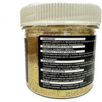 Сухие блёстки VGT PET GLITTER (золото) 0,05 кг 11607574