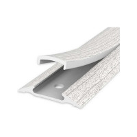 Порог с монтажным каналом IDEAL 42 мм, 0.9 м, 253 ясень серый, 1 шт. ПМК42-0,9 253 ЯСН СЕР