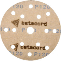 Материал абразивный в кругах 150 мм, 15 отверстий, на бумажной основе, Р120, 100 шт BETACORD 100.0120