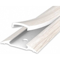 Порог с монтажным каналом IDEAL 42 мм, 0.9 м, 267 клен белый, 1 шт. ПМК42-0,9 267 КЛН БЕЛ