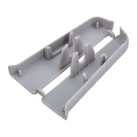 Торцевые заглушки для плинтуса DECONIKA (70 мм; 186 Алюминий; 2 шт.) Д-П70-Тп-Ф1 186 АЛМ