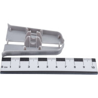 Торцевые заглушки для плинтуса DECONIKA (70 мм; 186 Алюминий; 2 шт.) Д-П70-Тп-Ф1 186 АЛМ