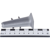 Внутренний угол для плинтуса DECONIKA (70 мм; 186 Алюминий; 2 шт.) Д-П70-В-Ф2 186 АЛМ