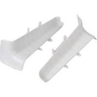 Внутренний угол для плинтуса DECONIKA (85 мм; 001 Белый; 2 шт.) Д-П85-В-Ф2 001 БЕЛ