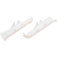 Торцевые заглушки для плинтуса DECONIKA (85 мм; 255 Ясень бьянко; 2 шт.) Д-П85-Тп-Ф1 255 ЯСН БНК