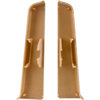 Торцевые заглушки для плинтуса DECONIKA (85 мм; 211 Дуб рустик; 2 шт.) Д-П85-Тп-Ф1 211 ДУБ РСТ