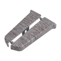 Торцевые заглушки для плинтуса DECONIKA (70 мм; 210 Дуб пепельный; 2 шт.) Д-П70-Тп-Ф1 210 ДУБ ПЕП