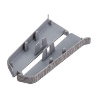 Торцевые заглушки для плинтуса DECONIKA (70 мм; 210 Дуб пепельный; 2 шт.) Д-П70-Тп-Ф1 210 ДУБ ПЕП