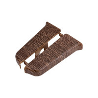 Торцевые заглушки для плинтуса DECONIKA (55 мм; 291 Орех; 2 шт.) Д-П55-Тп-Ф1 291 ОРХ