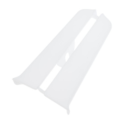 Торцевые заглушки для плинтуса DECONIKA (85 мм; 001-G Белый глянец; 2 шт.) Д-П85-Тп-Ф1 001-0 БЕЛ-Г