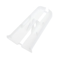 Торцевые заглушки для плинтуса DECONIKA (85 мм; 001-G Белый глянец; 2 шт.) Д-П85-Тп-Ф1 001-0 БЕЛ-Г