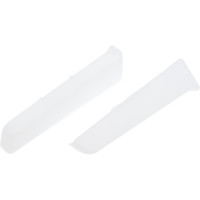 Торцевые заглушки для плинтуса DECONIKA (85 мм; 001-G Белый глянец; 2 шт.) Д-П85-Тп-Ф1 001-0 БЕЛ-Г