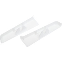 Торцевые заглушки для плинтуса DECONIKA (85 мм; 001-G Белый глянец; 2 шт.) Д-П85-Тп-Ф1 001-0 БЕЛ-Г