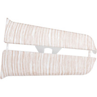 Торцевые заглушки для плинтуса DECONIKA (70 мм; 255 Ясень бьянко; 2 шт.) Д-П70-Тп-Ф1 255 ЯСН БНК