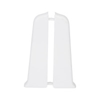 Торцевые заглушки для плинтуса DECONIKA (70 мм; 001 Белый; 2 шт.) Д-П70-Тп-Ф1 001 БЕЛ