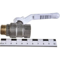 Шаровой кран LD PRIDE 1/2'' вн/нар рукоятка, белый 544498