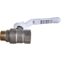 Шаровой кран LD PRIDE 1/2'' вн/нар рукоятка, белый 544498