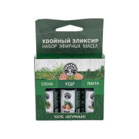 Набор эфирных масел Бацькина баня Хвойный эликсир 16101
