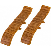 Соединитель для плинтуса IDEAL Классик 70 мм, 217 дуб темный К-П70-С-Ф2 217 дуб ТЕМ