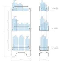 Стеллаж ЧМЗ Модулус 30x15x78,5 см, цвет бежевый 502-009-05