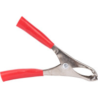 Зажимы "крокодилы" AUTOVIRAZH 15А 53мм 2шт(красный+черный) AV-010201