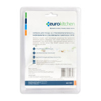 Набор скребков для чистки стеклокерамики Eurokitchen цвет синий/желтый, с набором запасных лезвий, 1 шт., серебристый 1 шт. RS-17BY