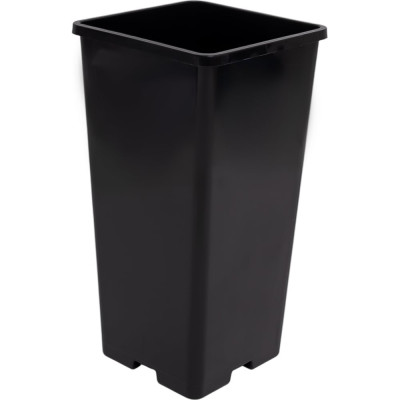 Горшок для рассады Ангора 2 л, 11x11x21.5 см, черный А5502чр