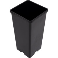 Горшок для рассады Ангора 2 л, 11x11x21.5 см, черный А5502чр