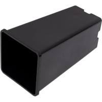 Горшок для рассады Ангора 2 л, 11x11x21.5 см, черный А5502чр