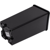 Горшок для рассады Ангора 2 л, 11x11x21.5 см, черный А5502чр