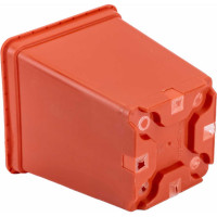 Горшок для рассады Ангора 0.25 л, 7x7х8 см, квадратный, терракотовый А5500тр