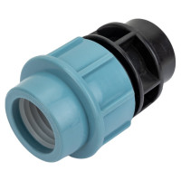 Муфта ПНД компрессионная с внутренней резьбой (32 ммx1") AV Engineering AVE1053201