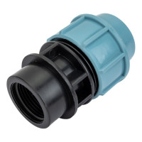 Муфта ПНД компрессионная с внутренней резьбой (32 ммx1") AV Engineering AVE1053201