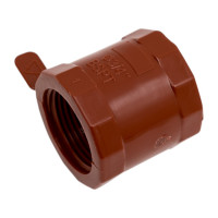 Муфта ПП с внутренней резьбой коричневая 3/4" AV Engineering AVE159013