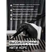 Перчатки от порезов (3 класс) из полиэтилена HPPE с полиуретановым покрытием Jeta Safety, р.S/7 JCP031-S