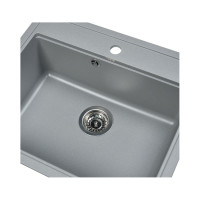 Кухонная мойка из искусственного гранита WISENT Грей (595x515мм) MW600-29/WGER013