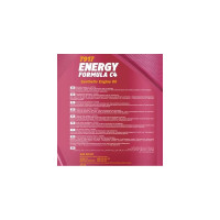 Моторное масло MANNOL ENERGY FORMULA синтетическое, C4, 5W-30, 5 л 79175