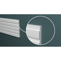 Панель стеновая "Грани" ударопрочная, влагостойкая, под покраску Decor-Dizayn 150x10x3000 мм DD904 (3m)