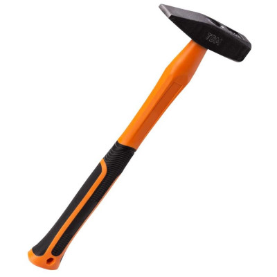 Молоток строительный (слесарный) TDM ELECTRIC 400 гр, кованый, с усиленной прорезиненной фиберглассовой рукояткой "Алмаз" SQ1036-0112