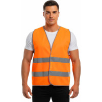 Сигнальный светоотражающий жилет Partex Стандарт оранжевый, размер 3XL, НФ-00002445