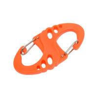 Двойной карабин Следопыт 5 см, abs-пластик PF-SH-20