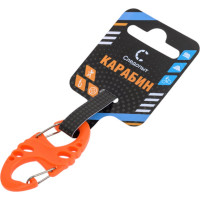 Двойной карабин Следопыт 5 см, abs-пластик PF-SH-20