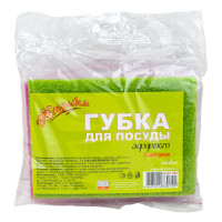 Губка для посуды Золушка Эффект абразивная, 3 шт. 583