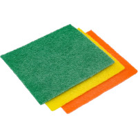 Губка для удаления сверхстойких загрязнений Fun Clean абразивная, 3 шт. 6799