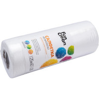Сухая салфетка из вискозы Fun Clean универсальная, 25х40 см, 30 шт. в рулоне 6759