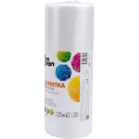 Сухая салфетка из вискозы Fun Clean универсальная, 25х40 см, 30 шт. в рулоне 6759