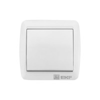 Кнопочный выключатель EKF Владивосток 10А IP54 белый EQR16-026-30-54