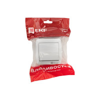 Кнопочный выключатель EKF Владивосток 10А IP54 белый EQR16-026-30-54