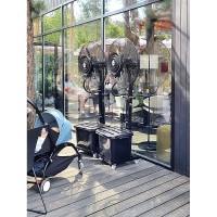 Напольный вентилятор с увлажнителем воздуха и пультом HomieLand HL-260 00-00014072